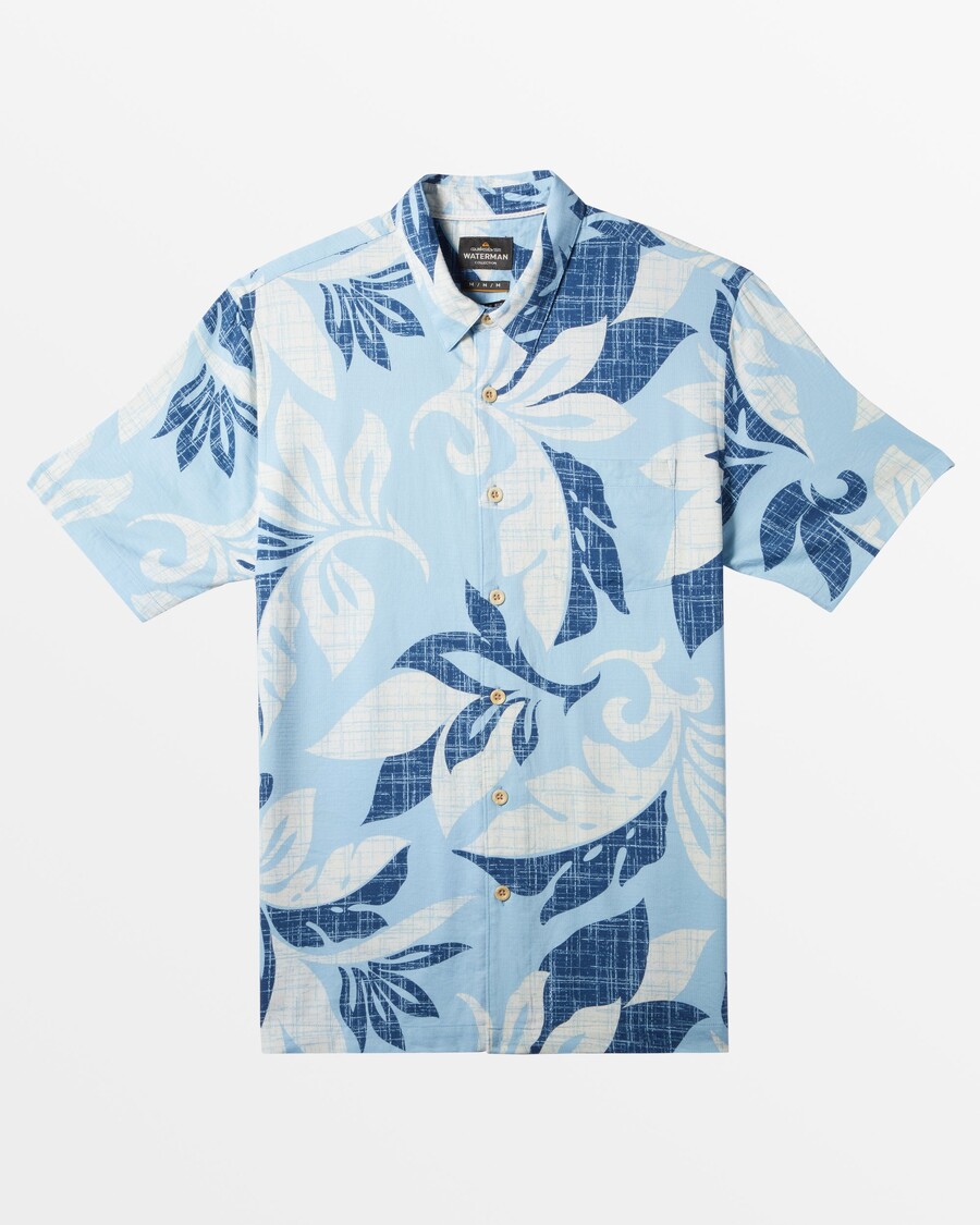 Quiksilver Waterman El Moro Kortärmad Skjorta - Drömblå El Moro Vävd