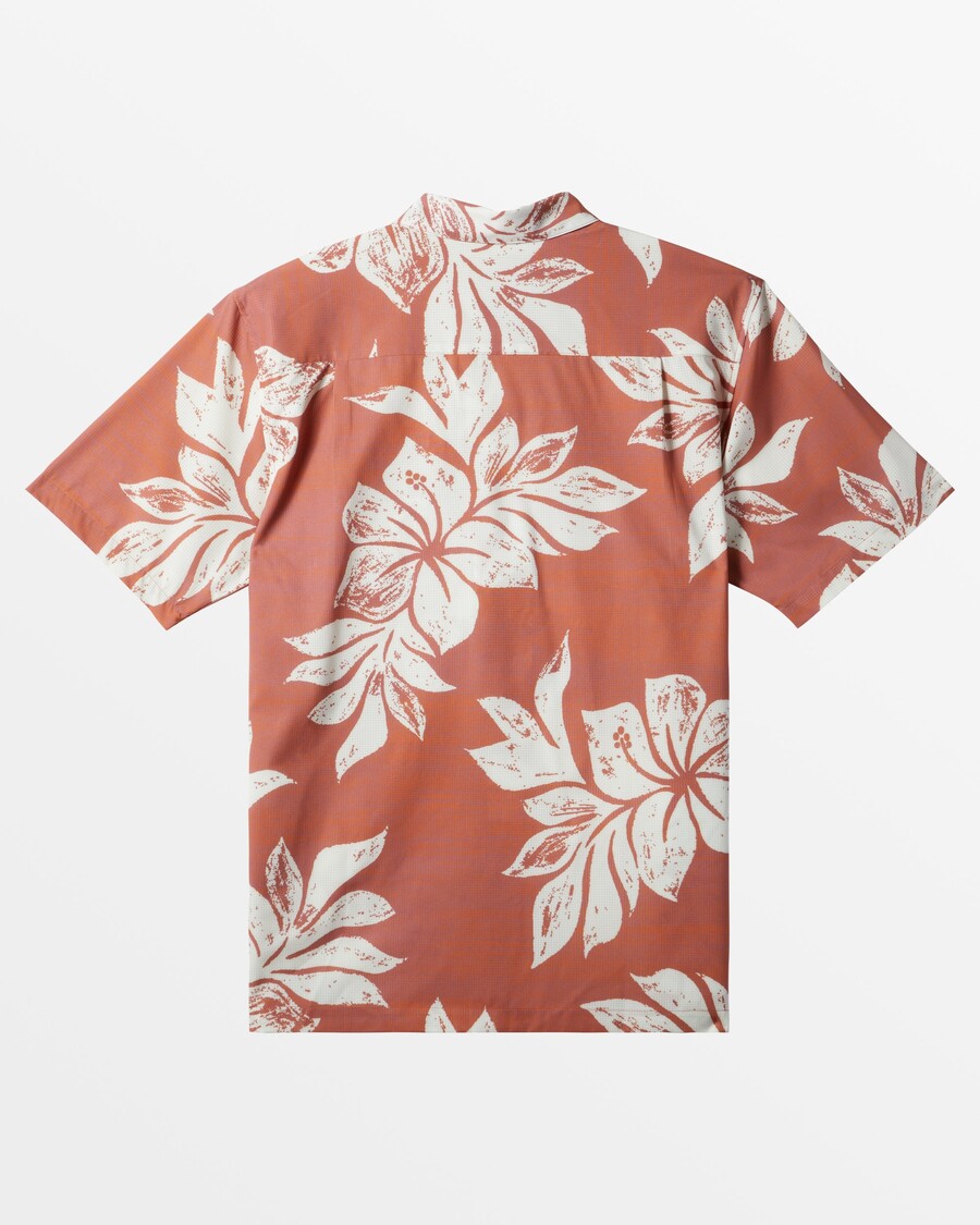 Quiksilver Waterman Pelican Point Marškinėliai Trumpomis Rankovėmis - Austi Fire Pelican Point