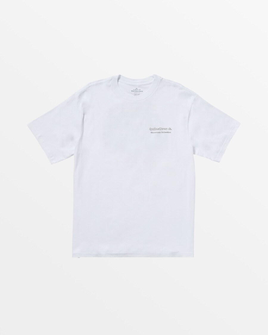 Quiksilver Waterman Day Trippin T-shirt - λευκό