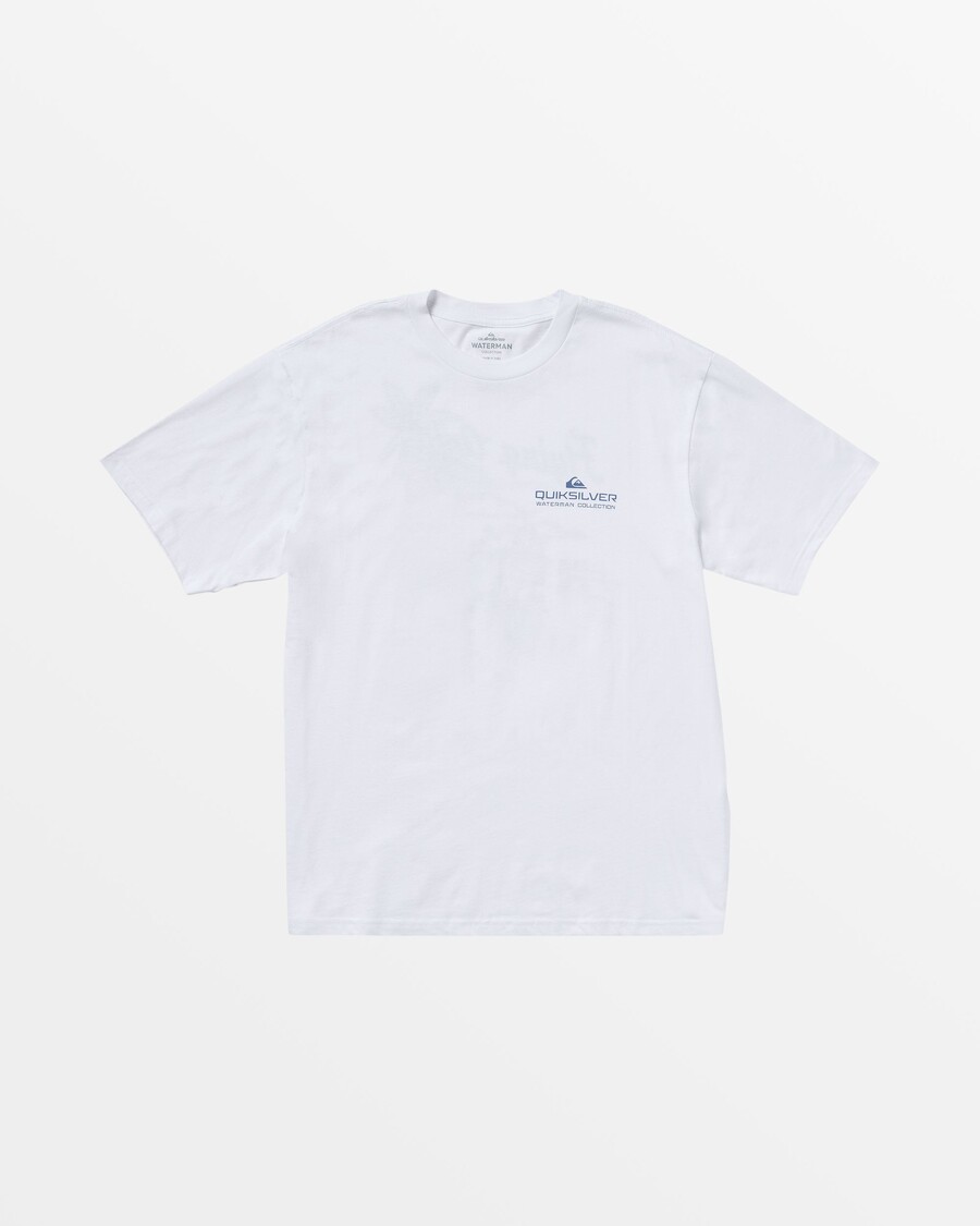 Quiksilver Waterman Flying Ama T-shirt - λευκό