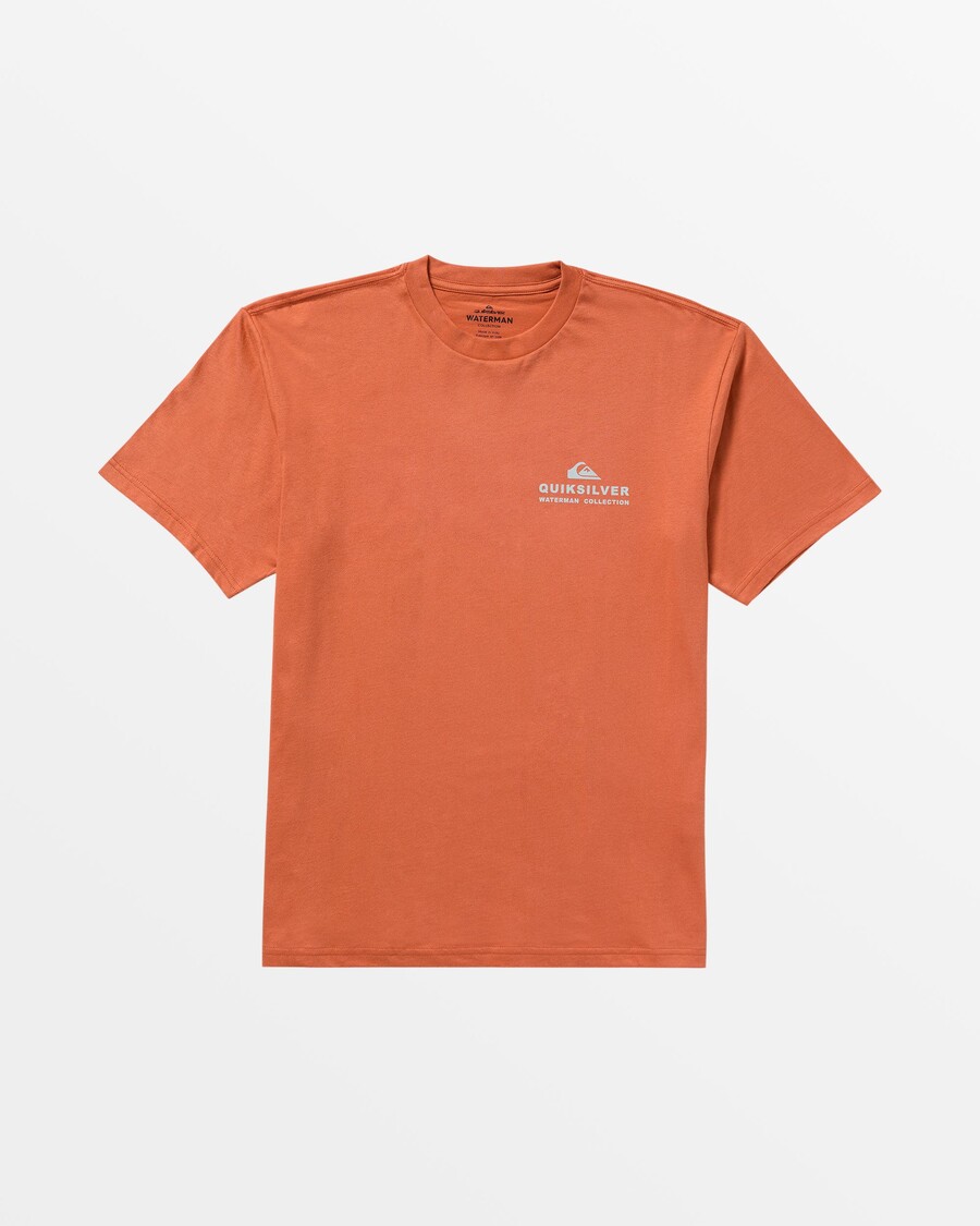 T-shirt Quiksilver Waterman Line Up - μάνγκο
