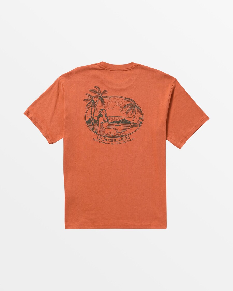 Quik Silver Waterman R N R T-Shirt - Mango