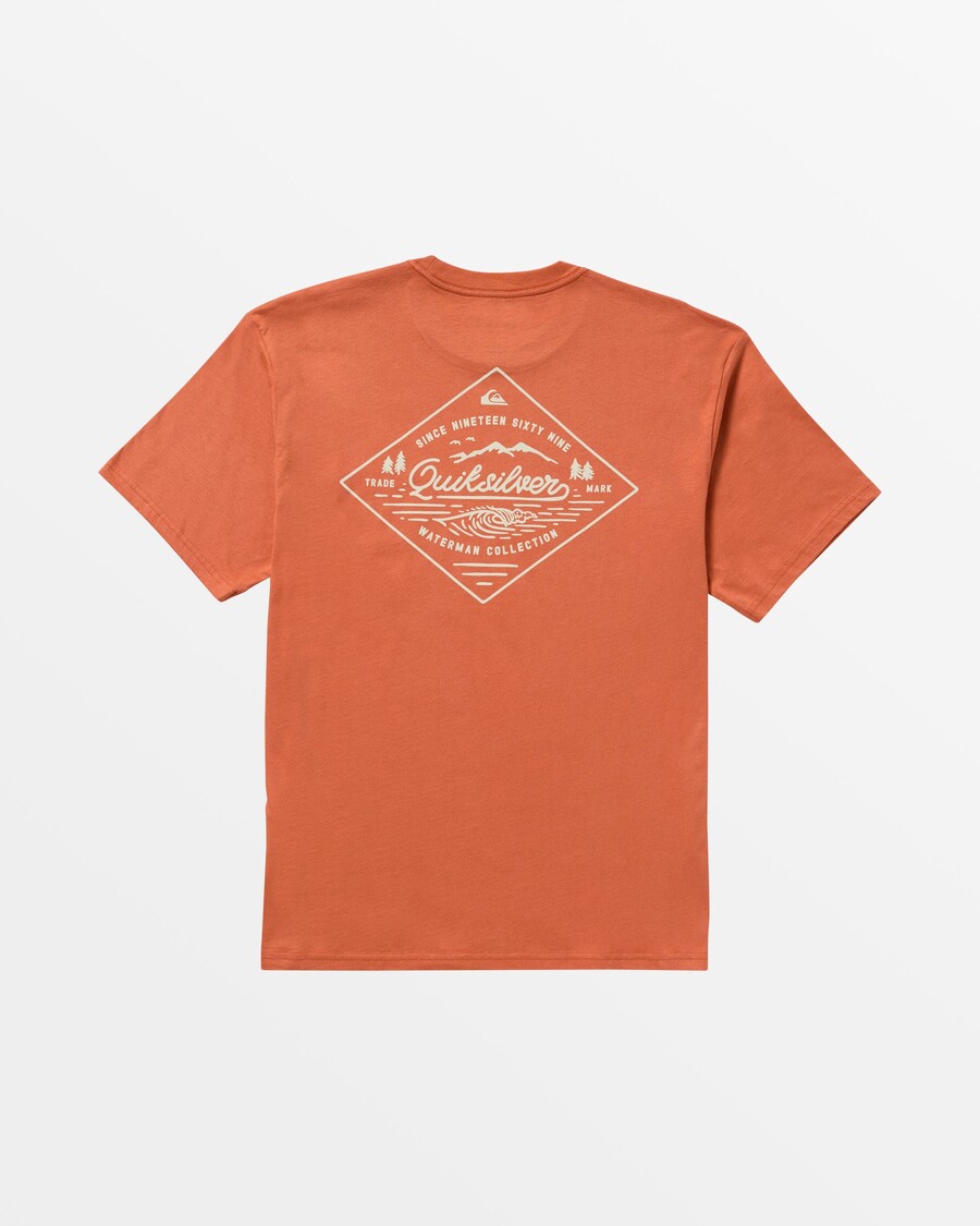 Quik Silver Waterman Tofino T-Shirt - Mango
