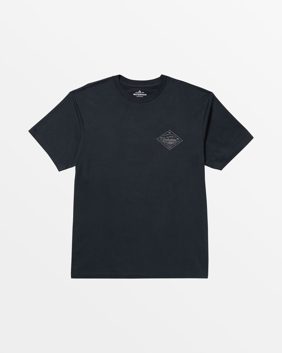 T-shirt Quiksilver Waterman Tofino - μαύρο