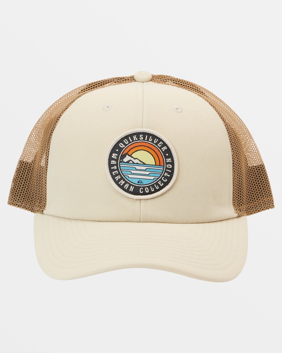 Quik Silver Waterman Hook Minded Trucker Hat - Overcast