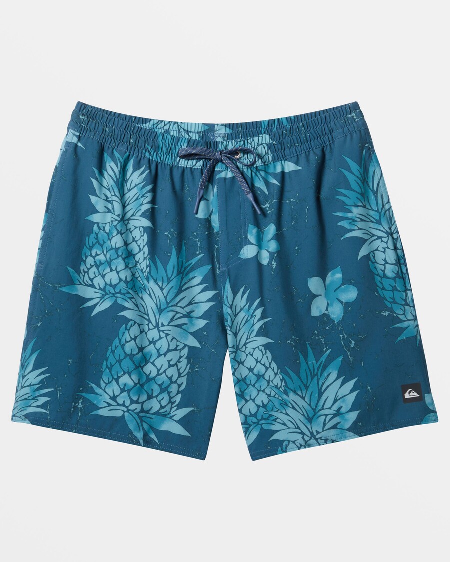 Calção De Banho Quiksilver Waterman Pina Colada 17" - Indiano Real