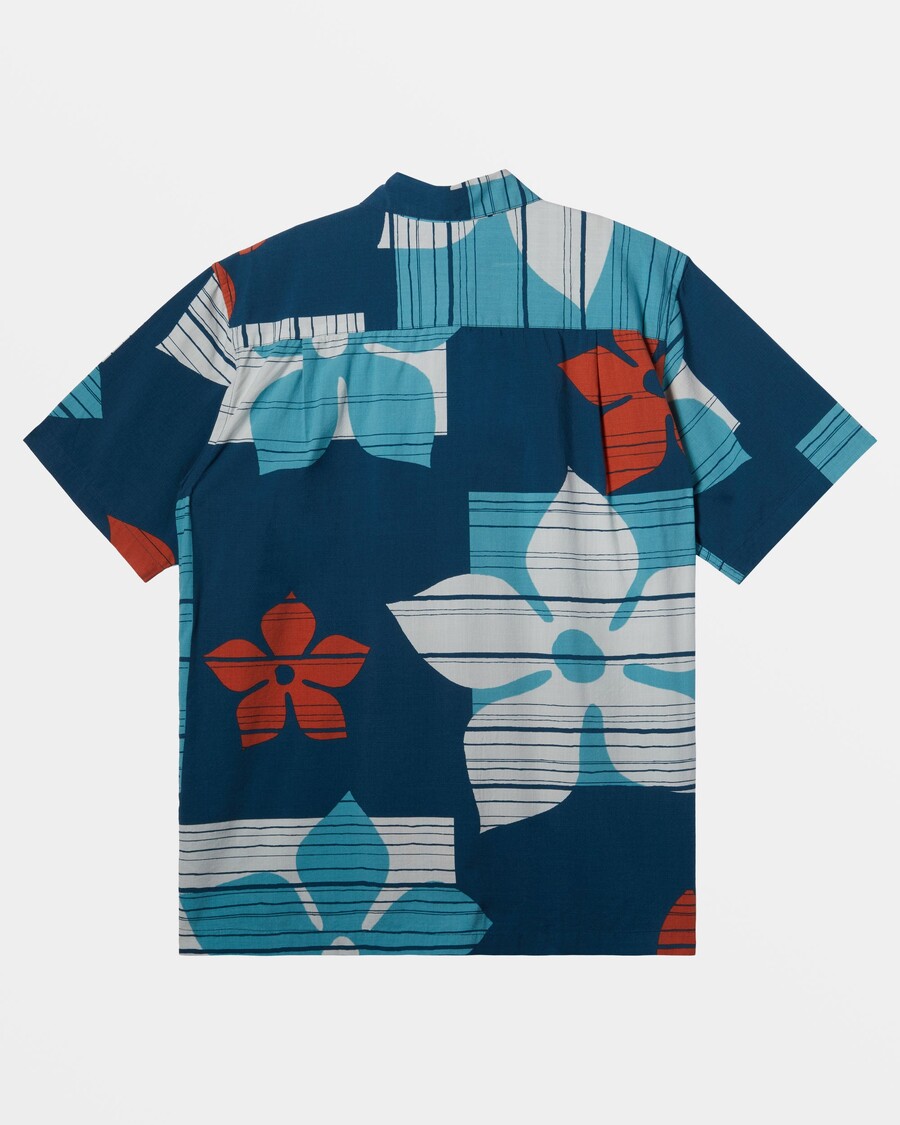 Quik Hopea Waterman Block Head Lyhythihainen Paita - Majolikansininen Blockhead