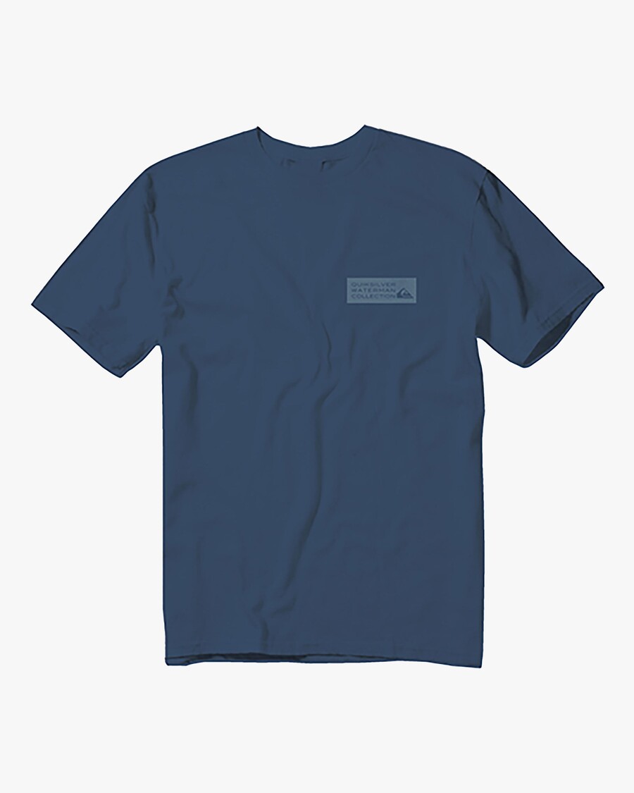 Quiksilver Waterman Board Haus Majica S Kratkimi Rokavi - Zastava Modra