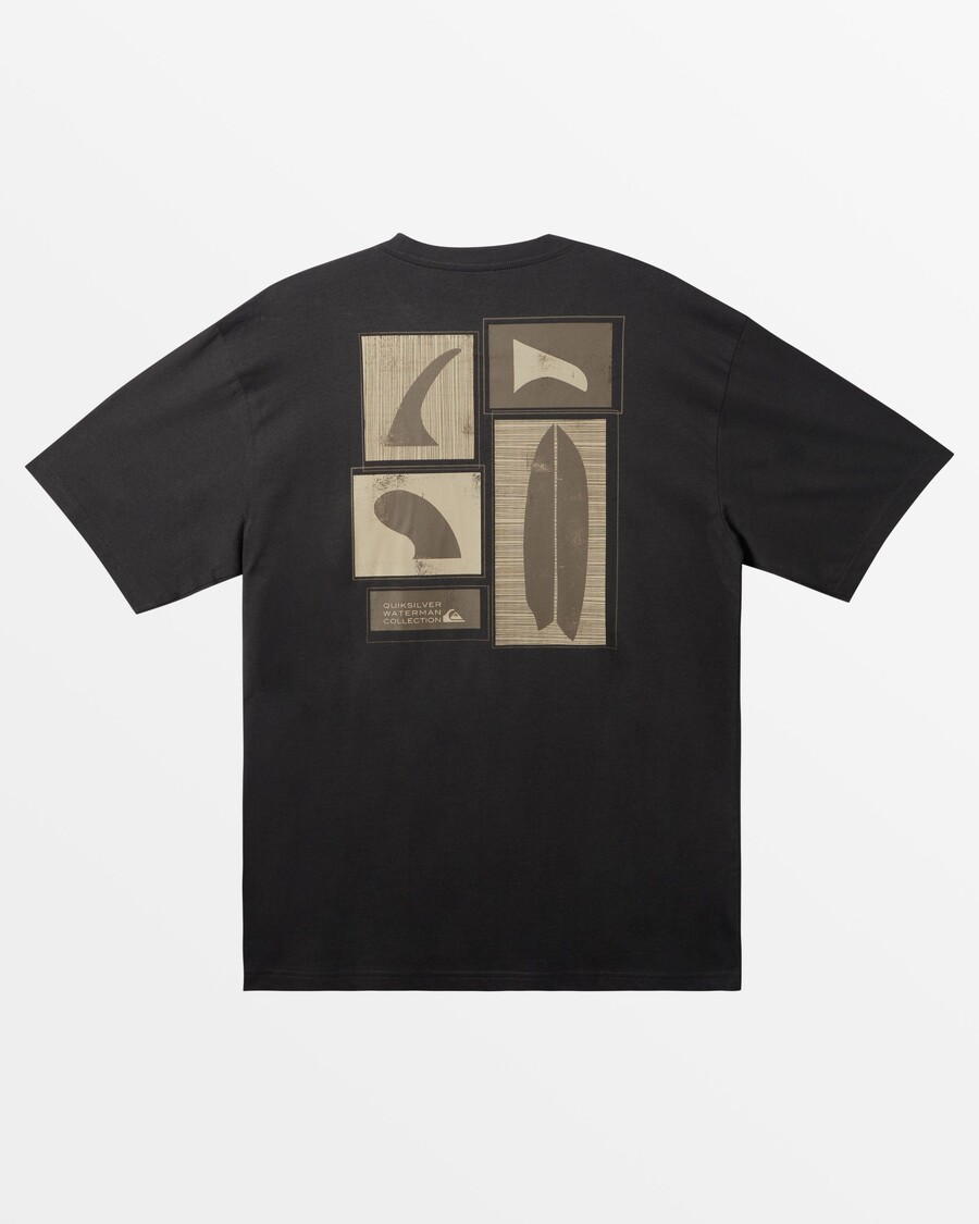 Quik Silver Waterman Boardhaus T-Shirt - Tarmac