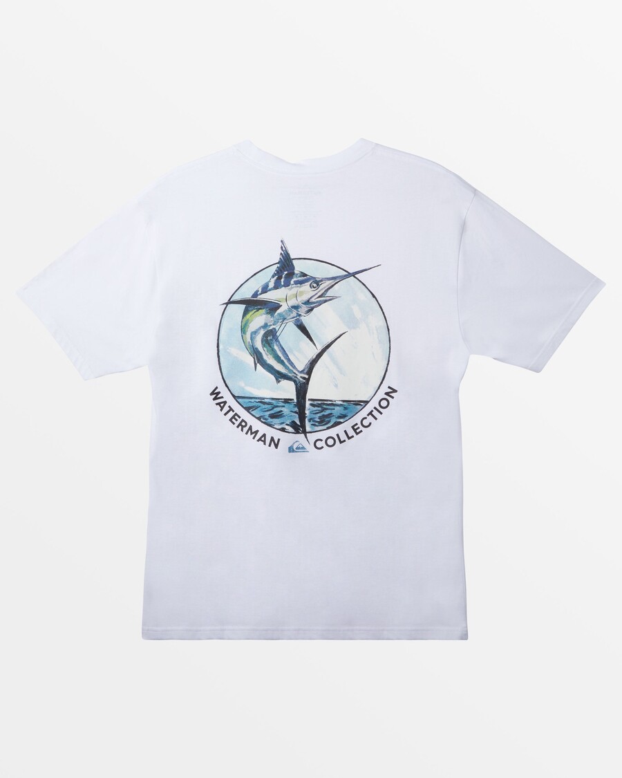 куиксилвер ватерман боокер мајица - бела
