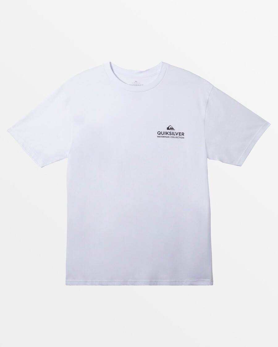 Quiksilver Waterman Booker Majica S Kratkimi Rokavi - Bela