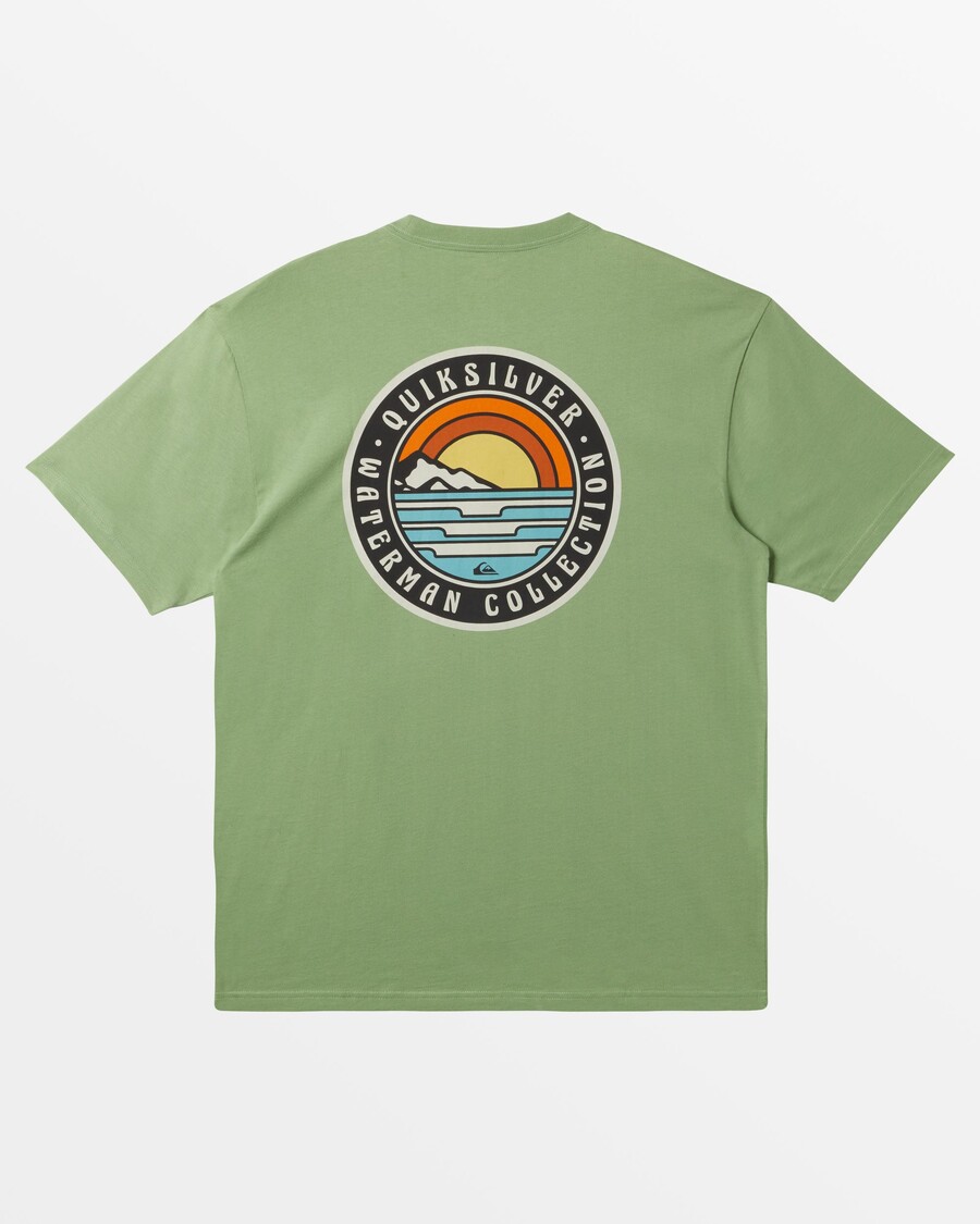 Quik Silver Waterman Lefts & Rights T-Shirt - Green Eyes