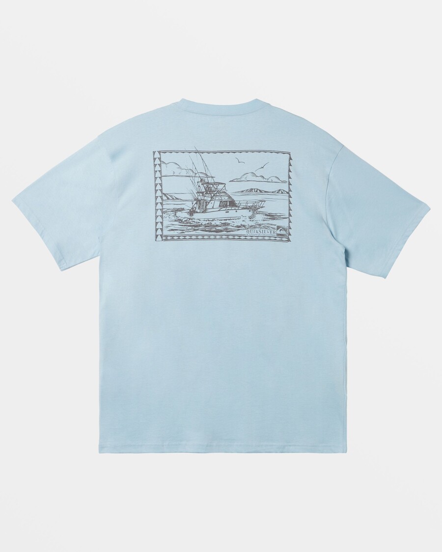 Quiksilver Waterman Search Party Tričko - Dream Blue