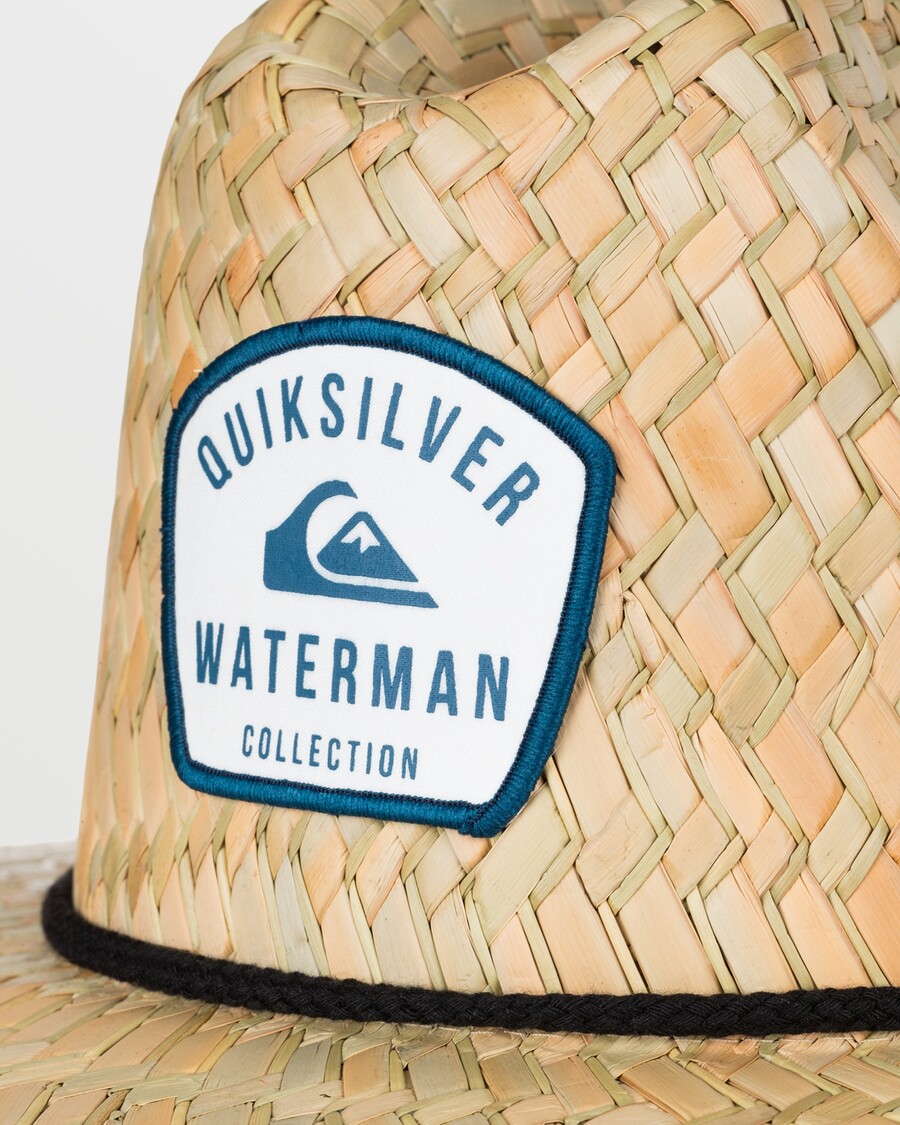 Quik Silver Waterman Outsider Straw Lifeguard Hat - The Chase-Sterling Blue