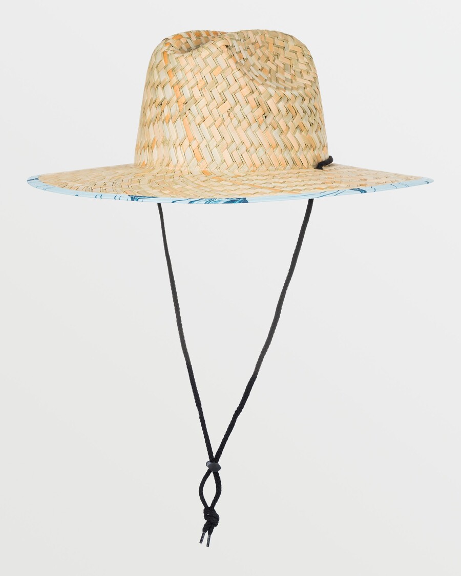 Quik Silver Waterman Outsider Straw Lifeguard Hat - The Chase-Sterling Blue