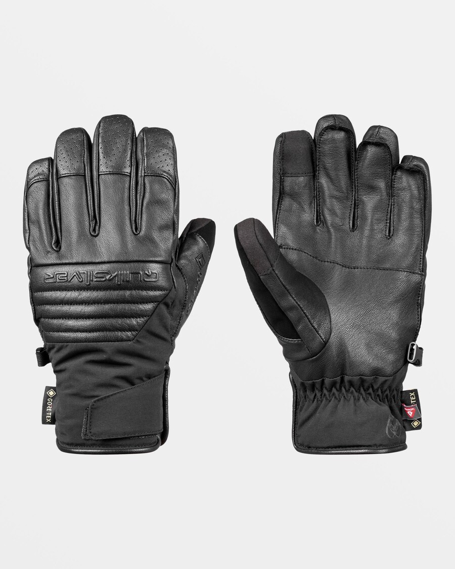 Quik Silver Travis Rice Gore-Tex® Snowboard/Ski Gloves - True Black