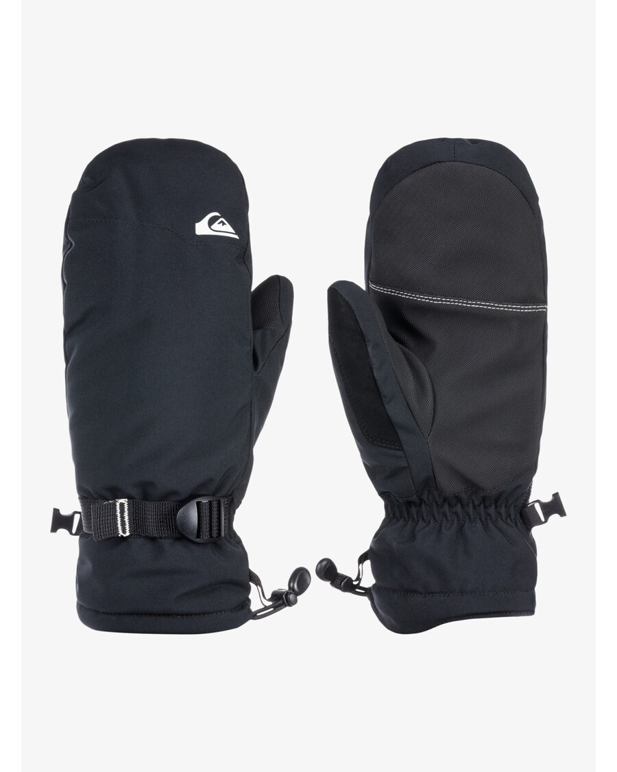 Quiksilver Mission Mitt Zateplené Lyžařské/snowboardové Rukavice - Pravá černá