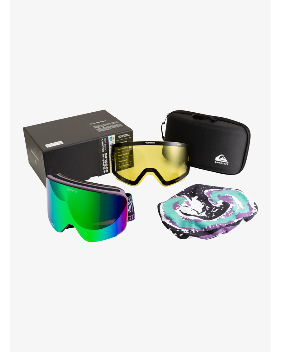 Sněžné Brýle Quik Silver Austen Sweetin - Vysoká Nadmořská Výška/clux Zelené S3