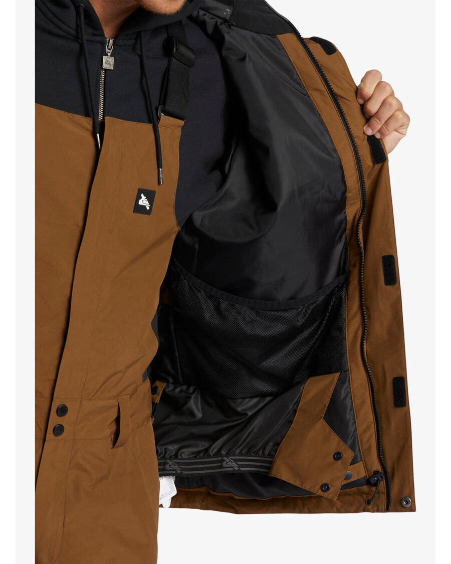 Quik Silver Snyc Technical Snow Jacket - Sepia
