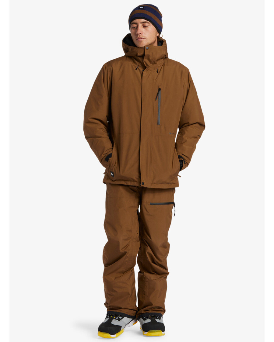 Quik Silver Snyc Technical Snow Jacket - Sepia