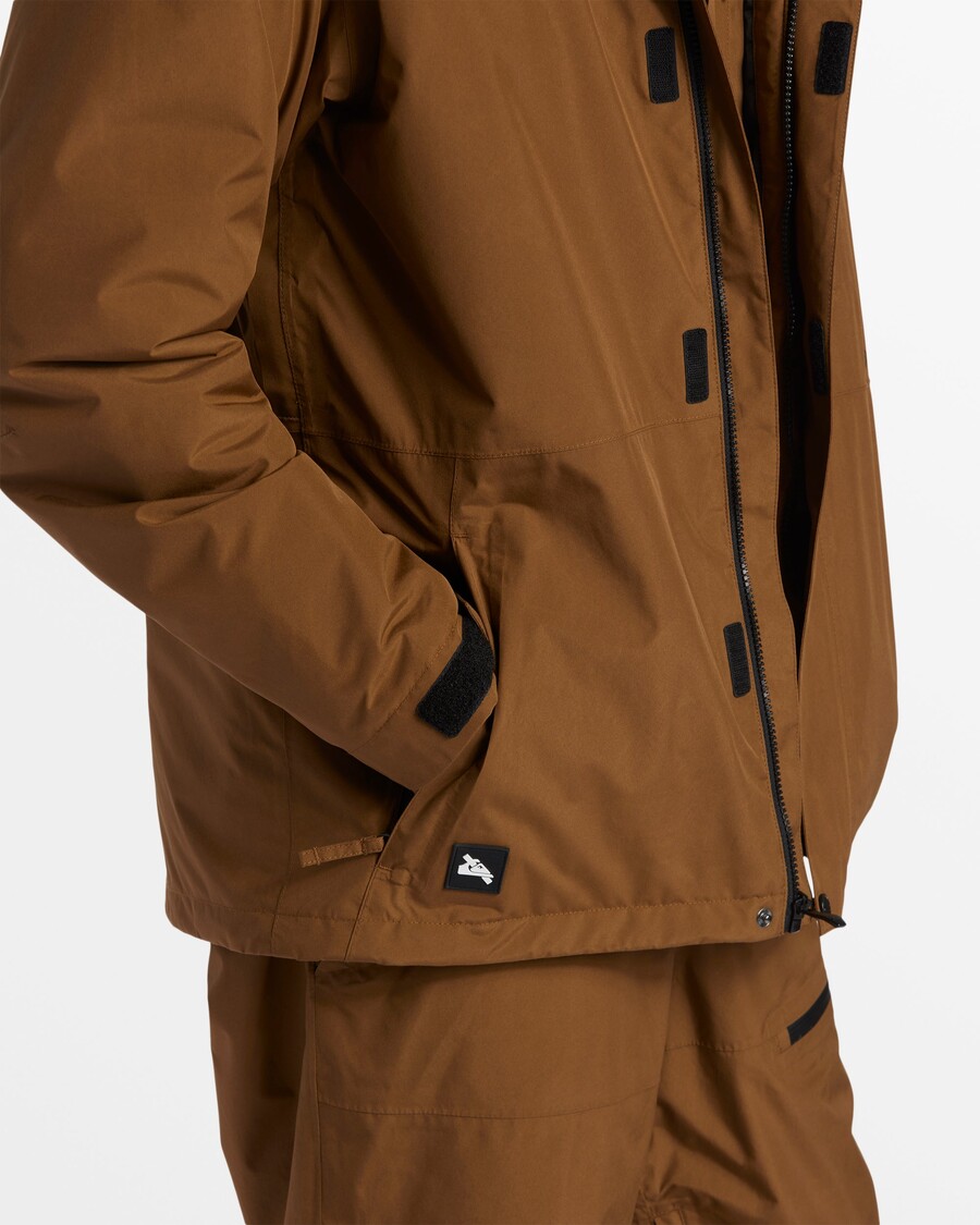 Quik Silver Snyc Technical Snow Jacket - Sepia