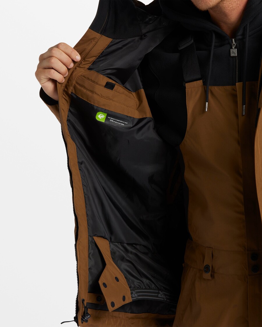 Quik Silver Snyc Technical Snow Jacket - Sepia