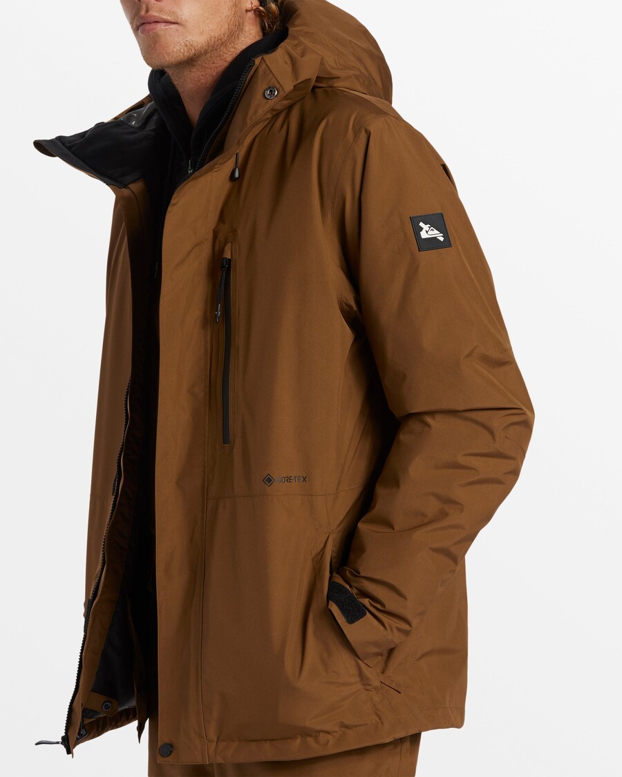 Quik Silver Snyc Technical Snow Jacket - Sepia