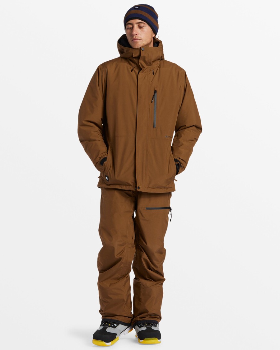 Quik Silver Snyc Technical Snow Jacket - Sepia