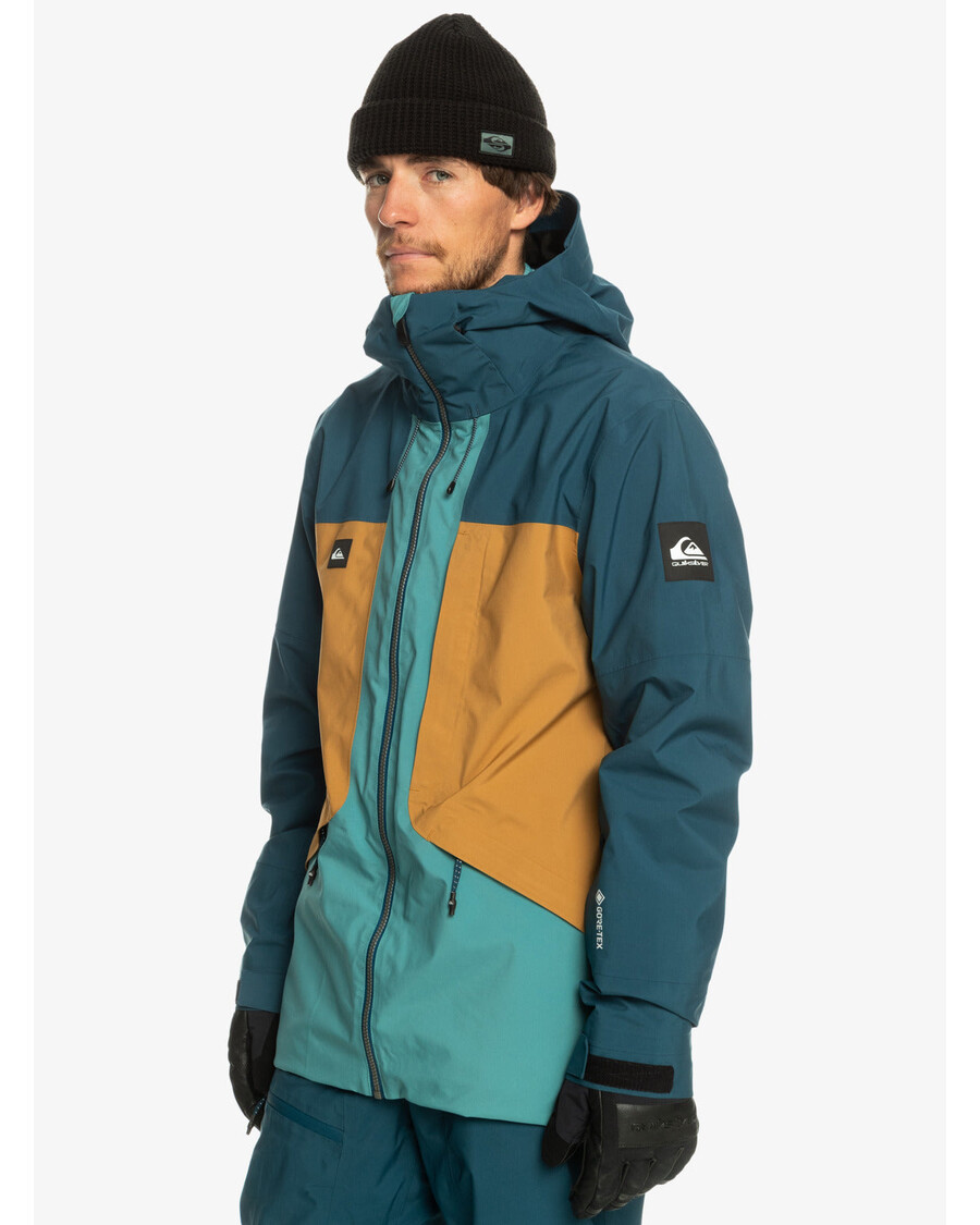 Quiksilver Sonsuza Kadar Streç Gore-tex® Teknik Kar Ceketi - Mayolika Mavisi