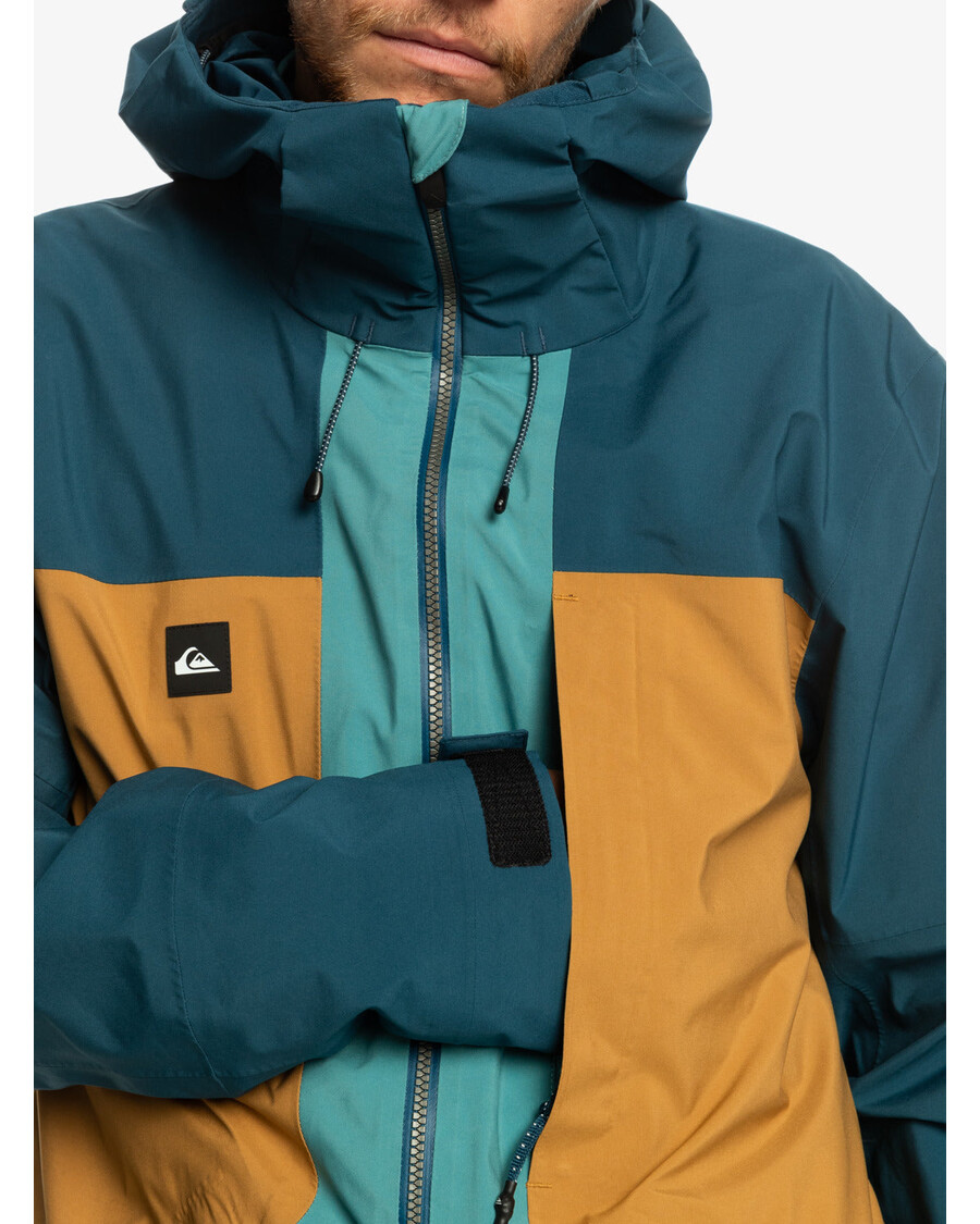 Quiksilver Sonsuza Kadar Streç Gore-tex® Teknik Kar Ceketi - Mayolika Mavisi