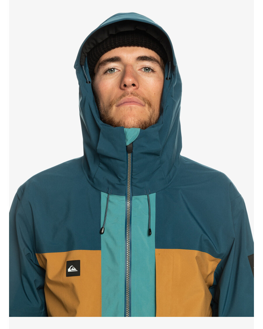 Quiksilver Sonsuza Kadar Streç Gore-tex® Teknik Kar Ceketi - Mayolika Mavisi