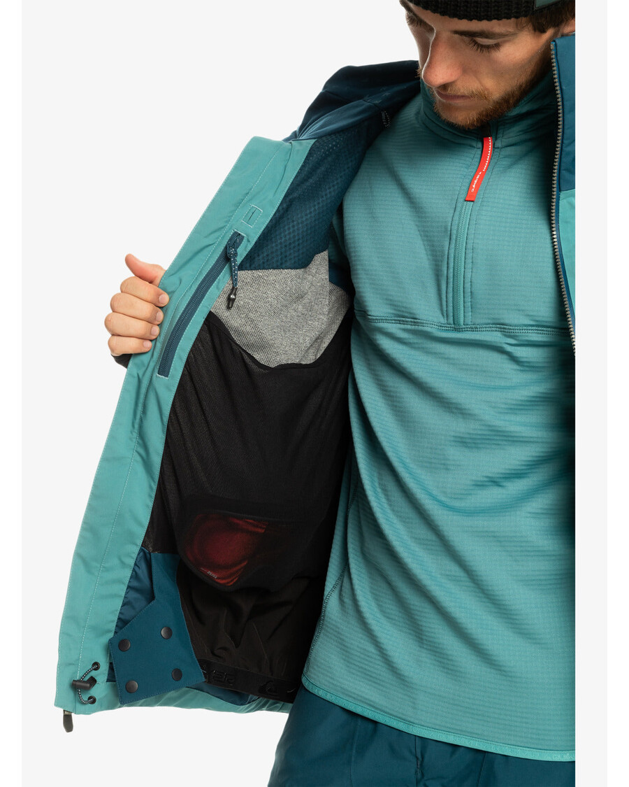 Quiksilver Sonsuza Kadar Streç Gore-tex® Teknik Kar Ceketi - Mayolika Mavisi