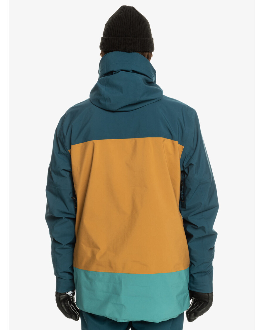 Quiksilver Sonsuza Kadar Streç Gore-tex® Teknik Kar Ceketi - Mayolika Mavisi