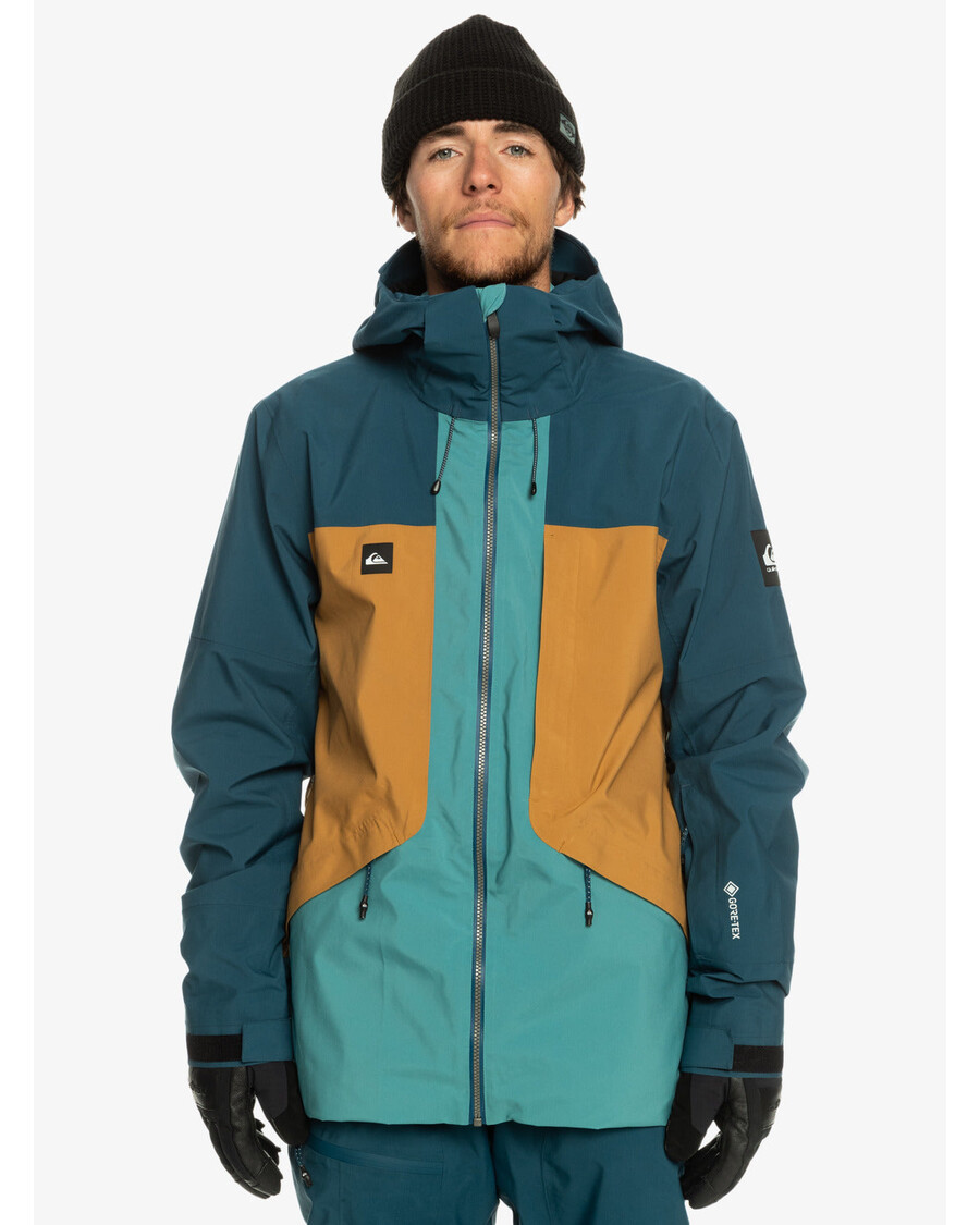 Quiksilver Forever Stretch Gore-tex® Technická Bunda Do Sněhu - Majolikovo Modrá
