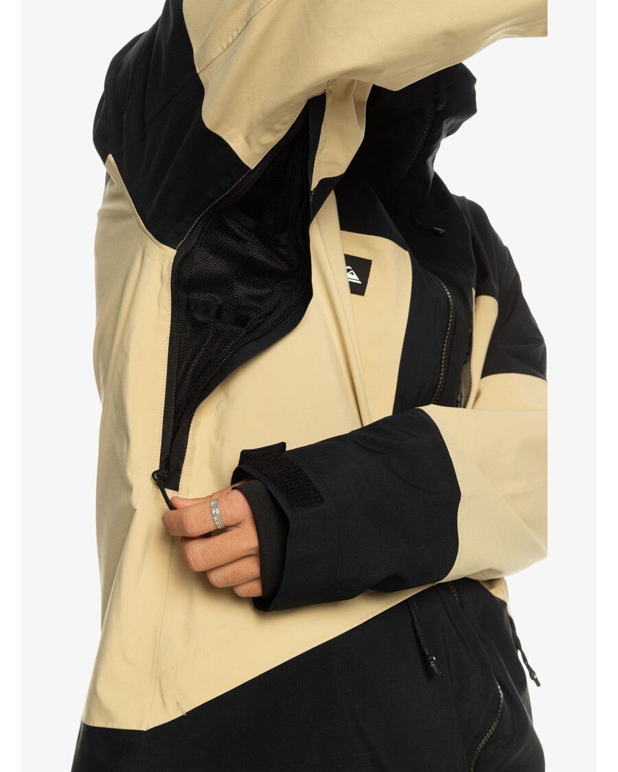 Quik Silver Forever Stretch Gore-Tex® Technical Snow Jacket - Pale Khaki