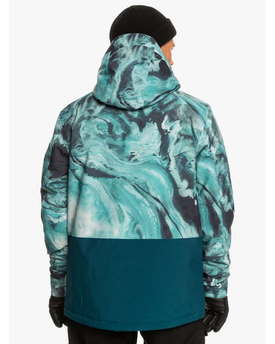 Quiksilver Mission Teknisk Snejakke - Harpiksfarvet Majolicablå