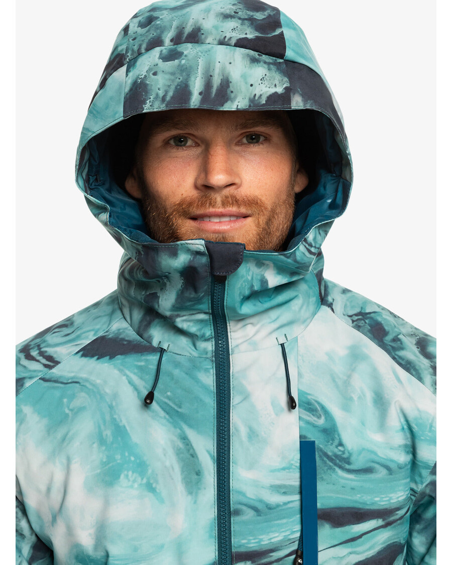 Quiksilver Mission Teknisk Snejakke - Harpiksfarvet Majolicablå