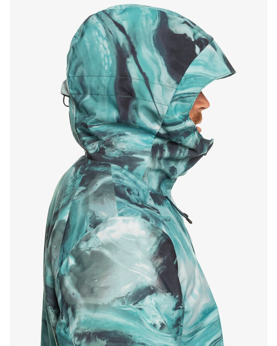 Quiksilver Mission Teknisk Snejakke - Harpiksfarvet Majolicablå