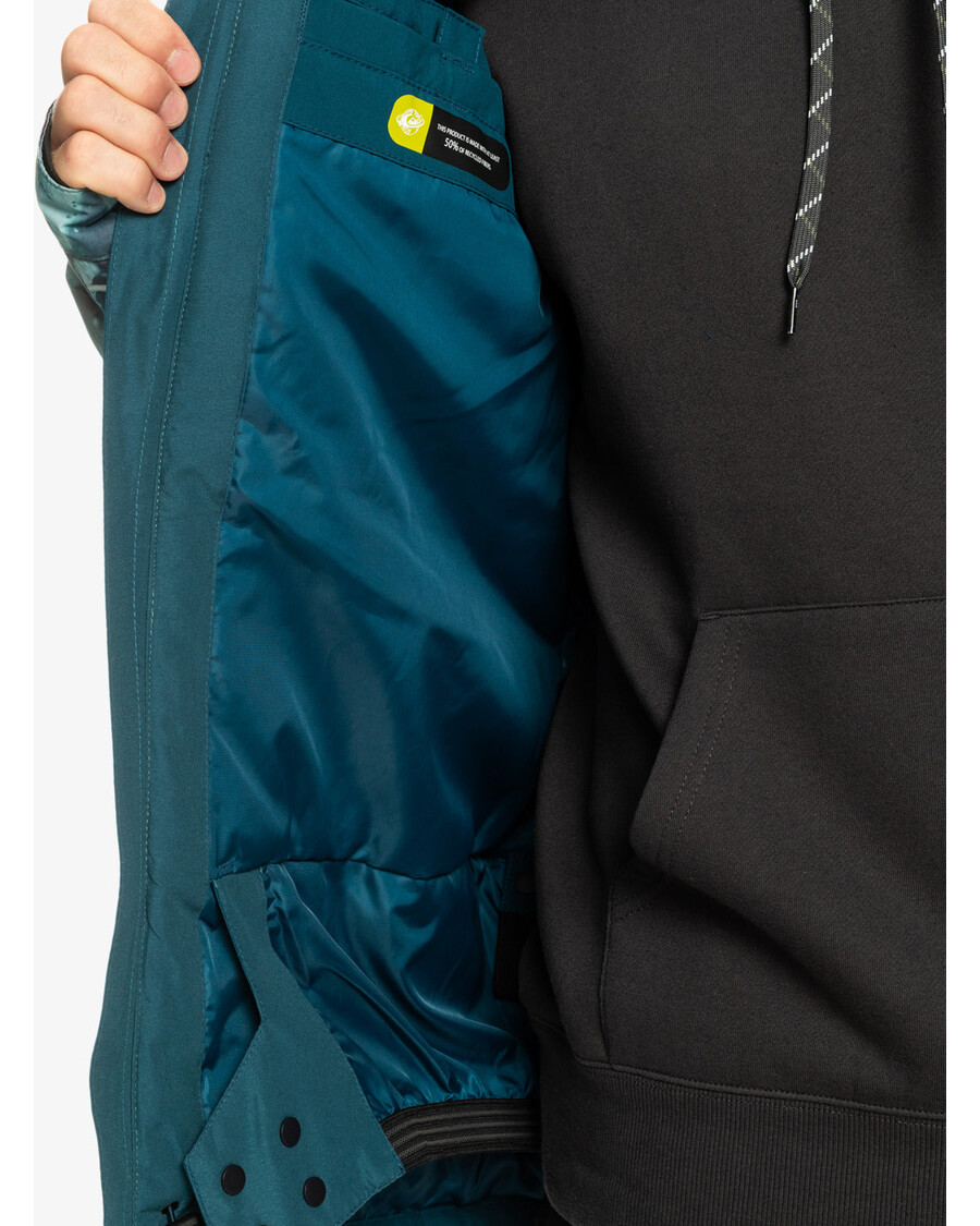 Quiksilver Mission Teknisk Snejakke - Harpiksfarvet Majolicablå