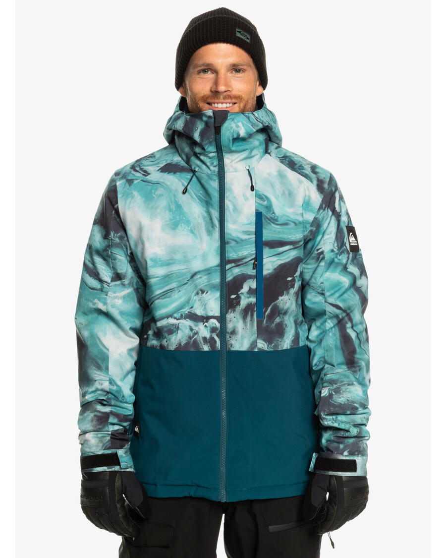 Quik Silver Mission Technical Snow Jacket - Resin Tint Majolica Blue