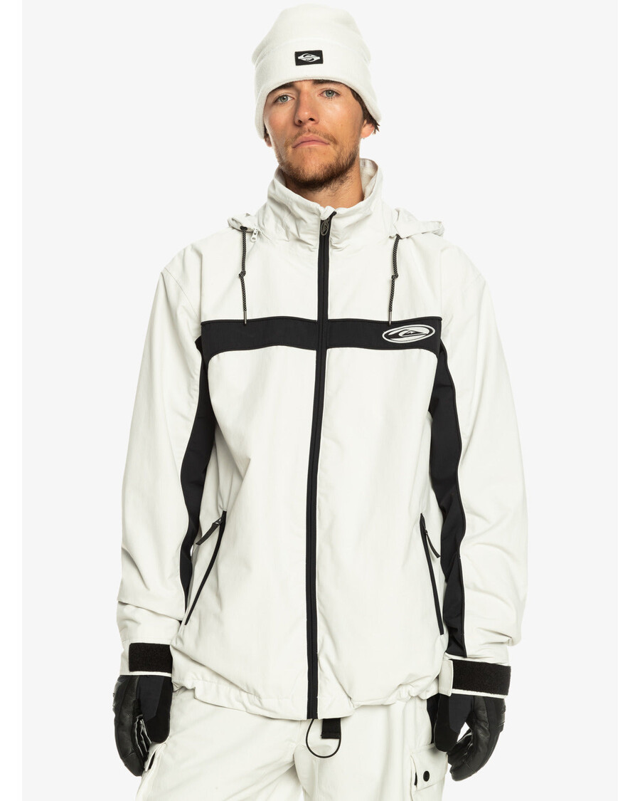 Quik Silver Live Wire Technical Snow Jacket - Nimbus Cloud
