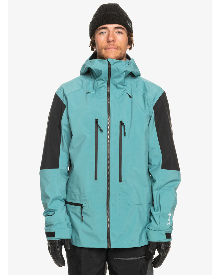 Quiksilver Highline Pro Travis Rice 3l Gore-tex® Technická Snehová Bunda - Brittanová Modrá