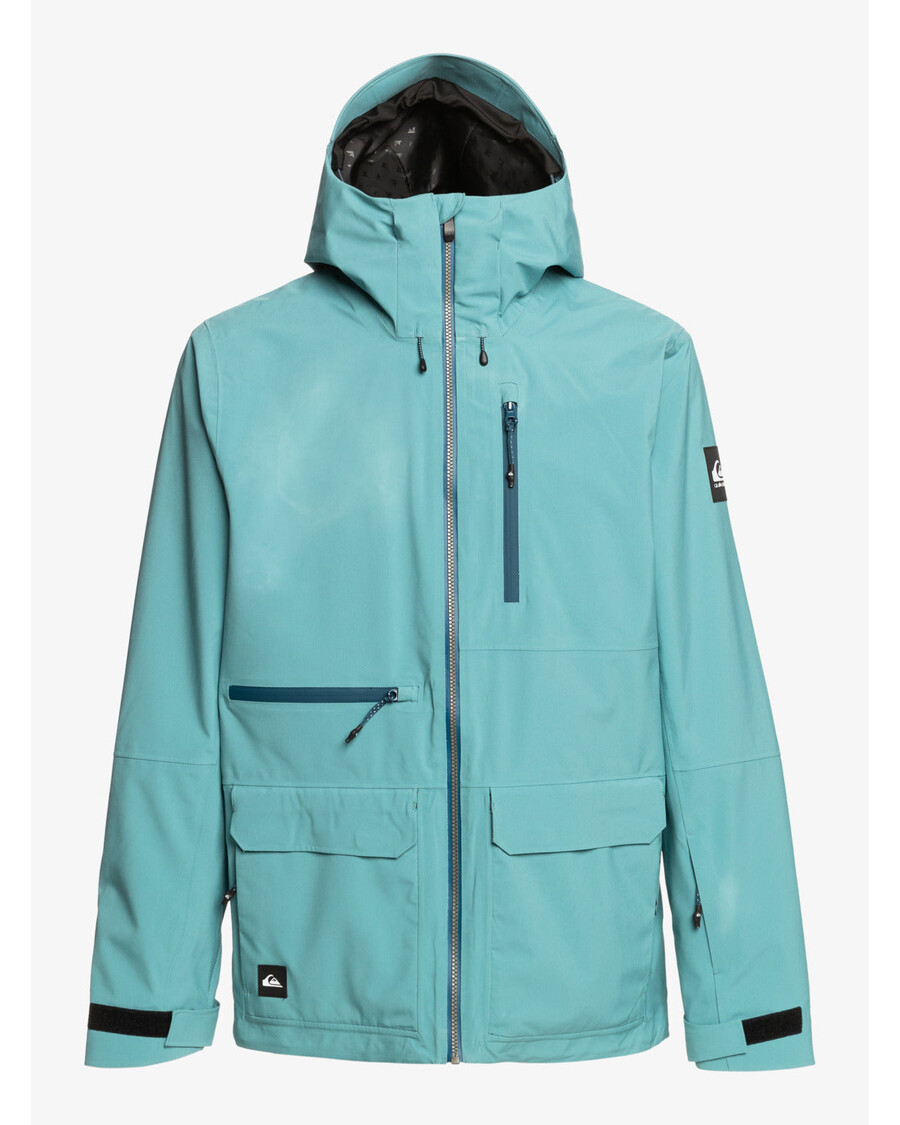 Quik Silver Sammy Carlson Stretch Quest Technical Snow Jacket - Brittany Blue