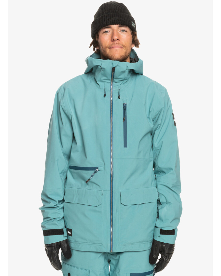 Quiksilver Sammy Carlson Stretch Quest Technická Snehová Bunda - Brittany Blue