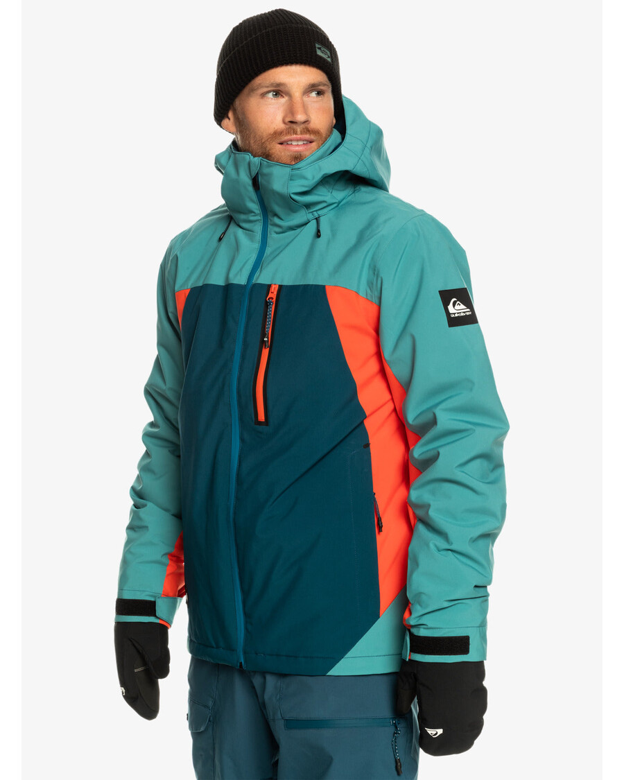 Quik Silver Mission Plus Technical Snow Jacket - Majolica Blue