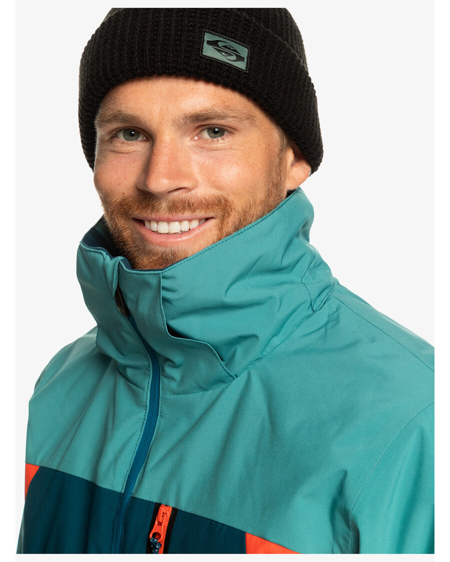 Quik Silver Mission Plus Technical Snow Jacket - Majolica Blue