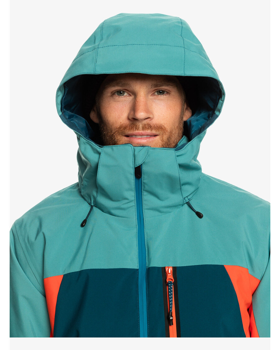 Quik Silver Mission Plus Technical Snow Jacket - Majolica Blue
