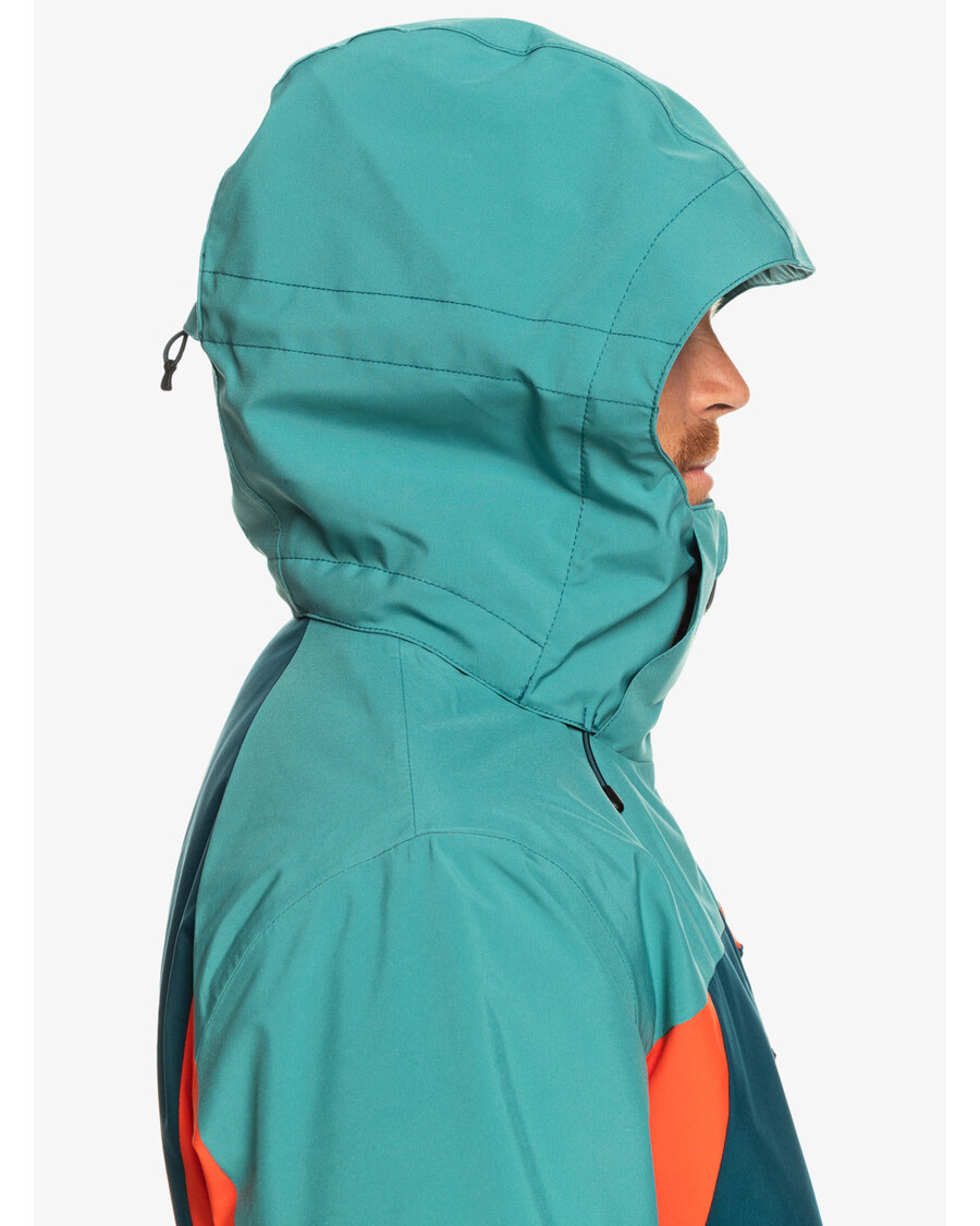 Quik Silver Mission Plus Technical Snow Jacket - Majolica Blue