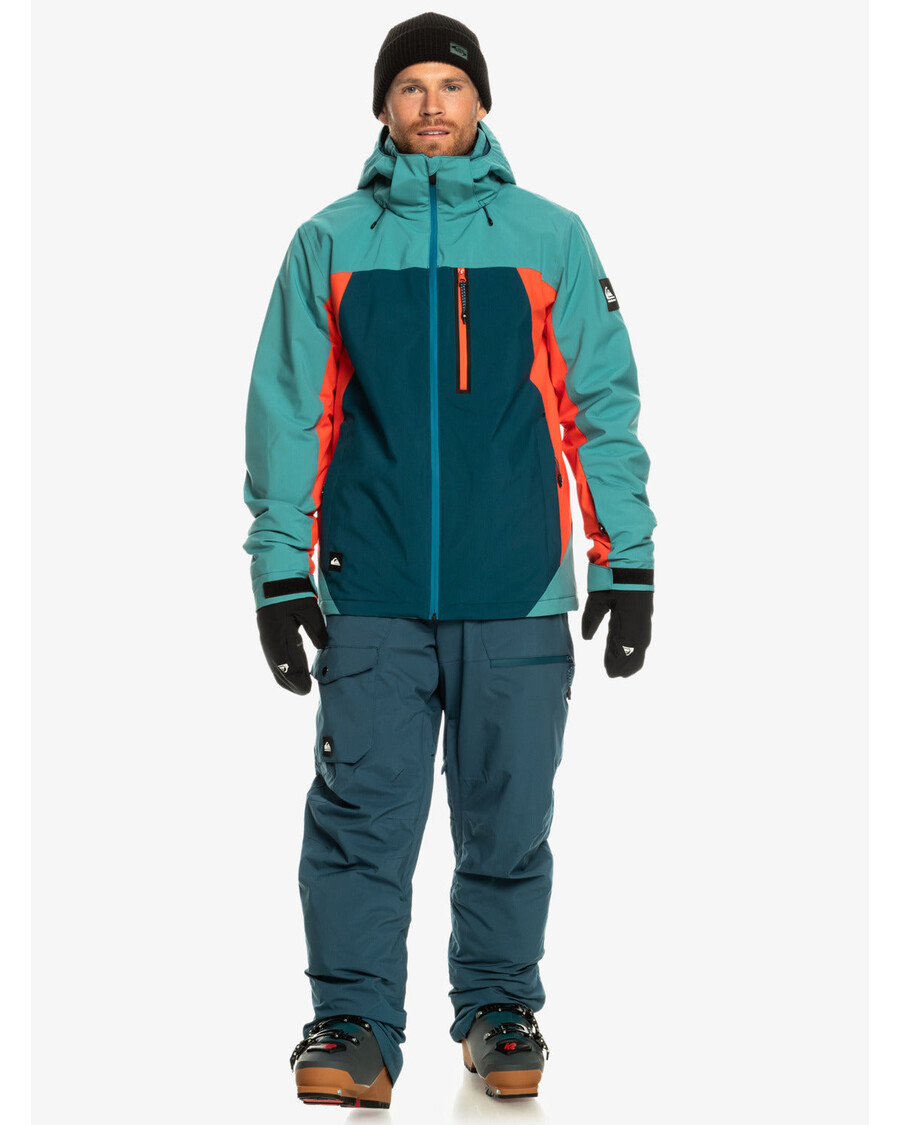 Quik Silver Mission Plus Technical Snow Jacket - Majolica Blue
