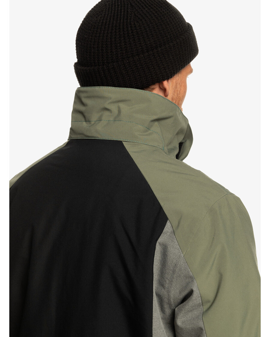 Quiksilver Mission Plus Teknisk Snøjakke - Ekte Svart